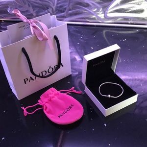 Pandora Bracelet Mickey Mouse New (Never Worn)